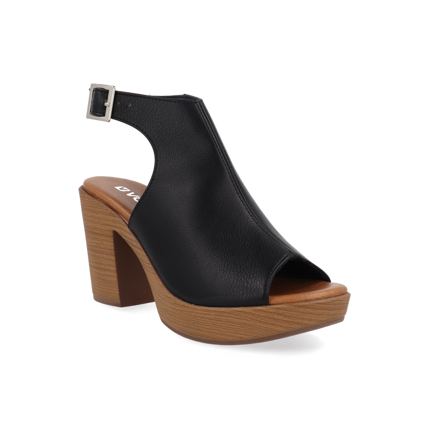 Zueco Casual Vazza color Negro para Mujer
