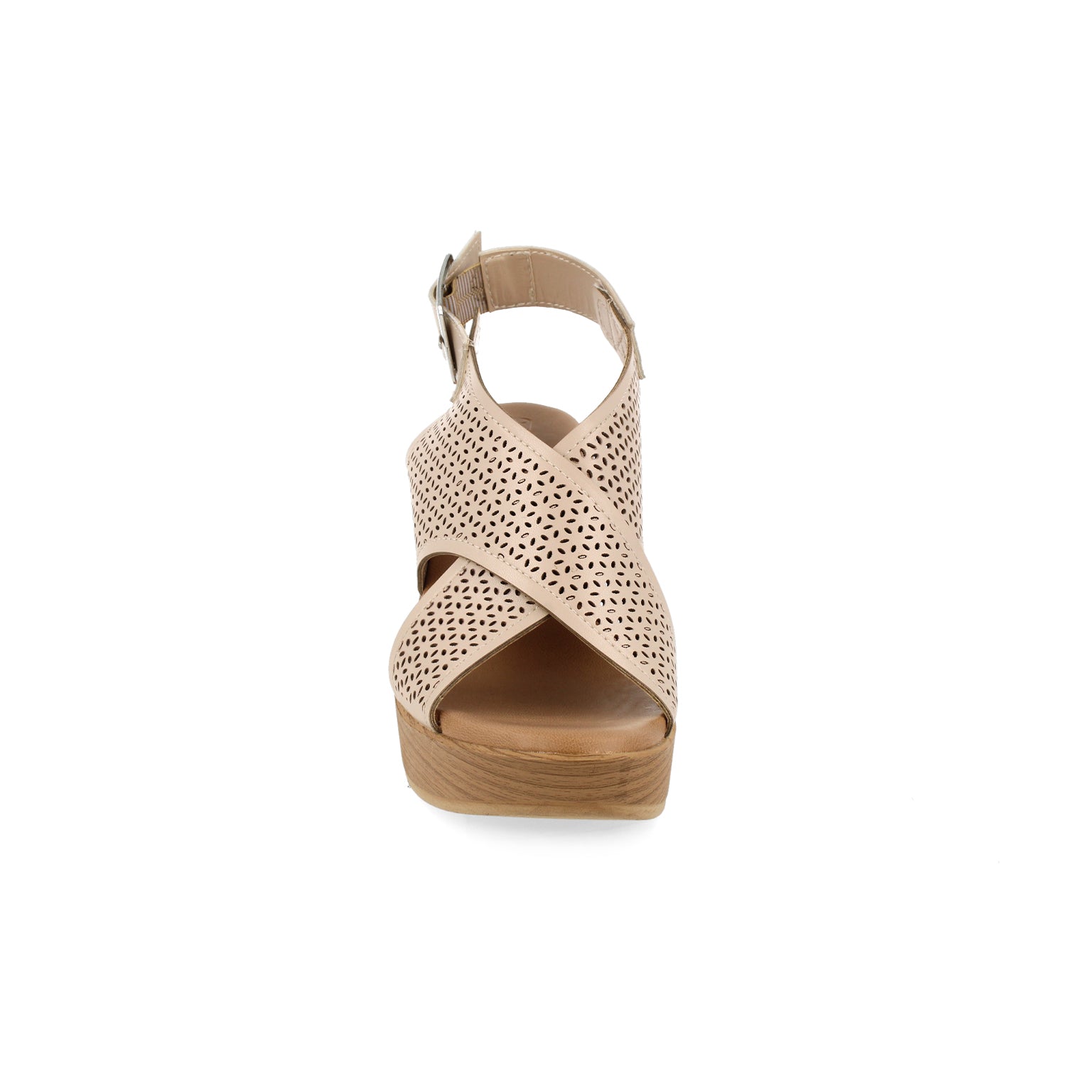Sandalia Casual Vazza color Ostion para Mujer