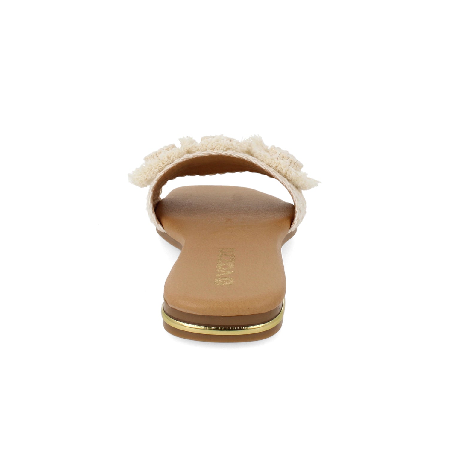 Sandalia Casual Vazza color Latte para Mujer