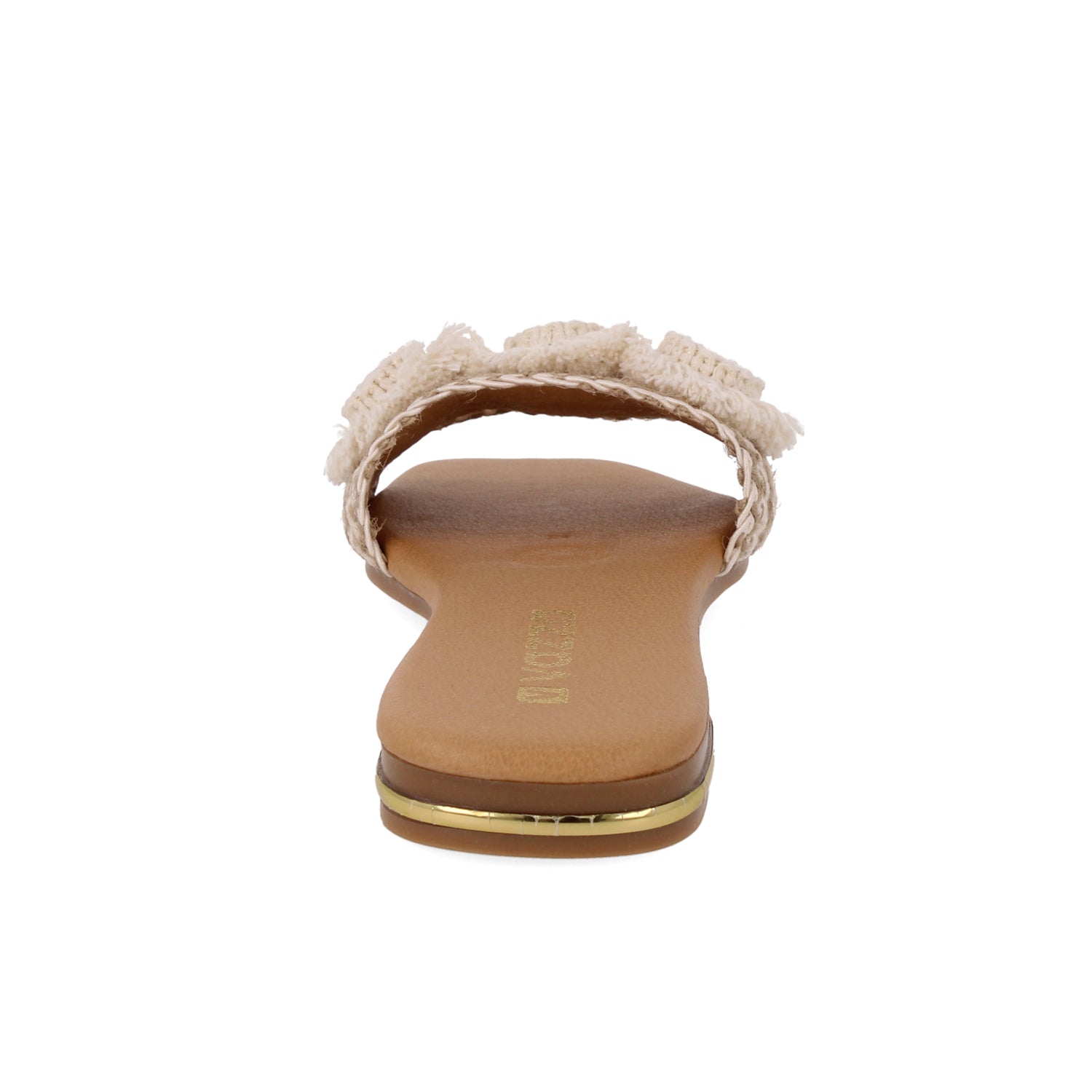 Sandalia Casual Vazza color Cafe para Mujer