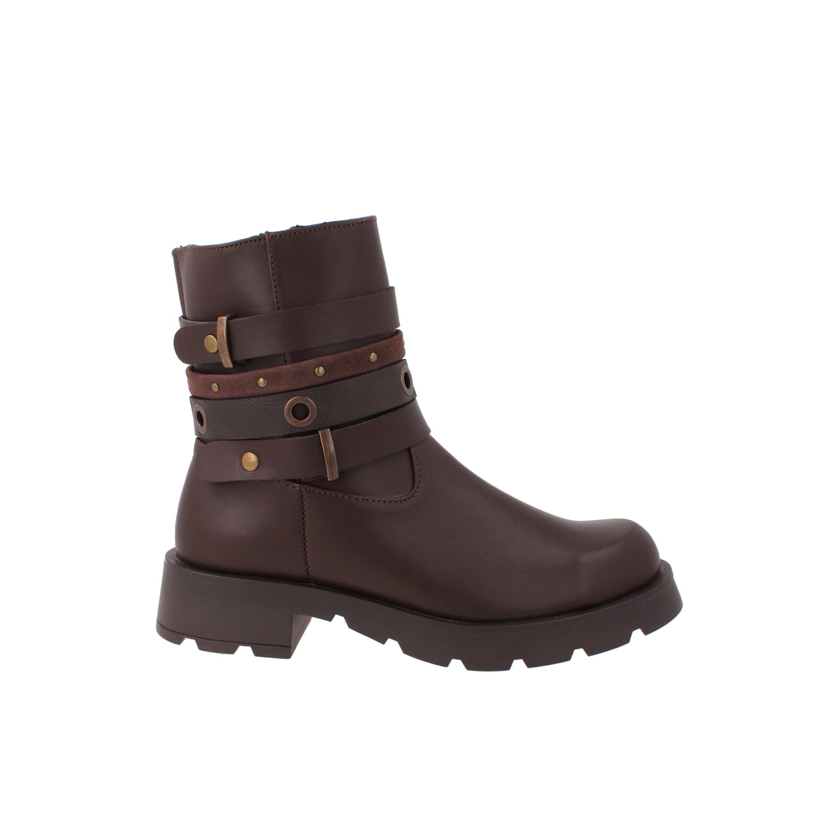Botin Casual Mosca color Cafe para Mujer