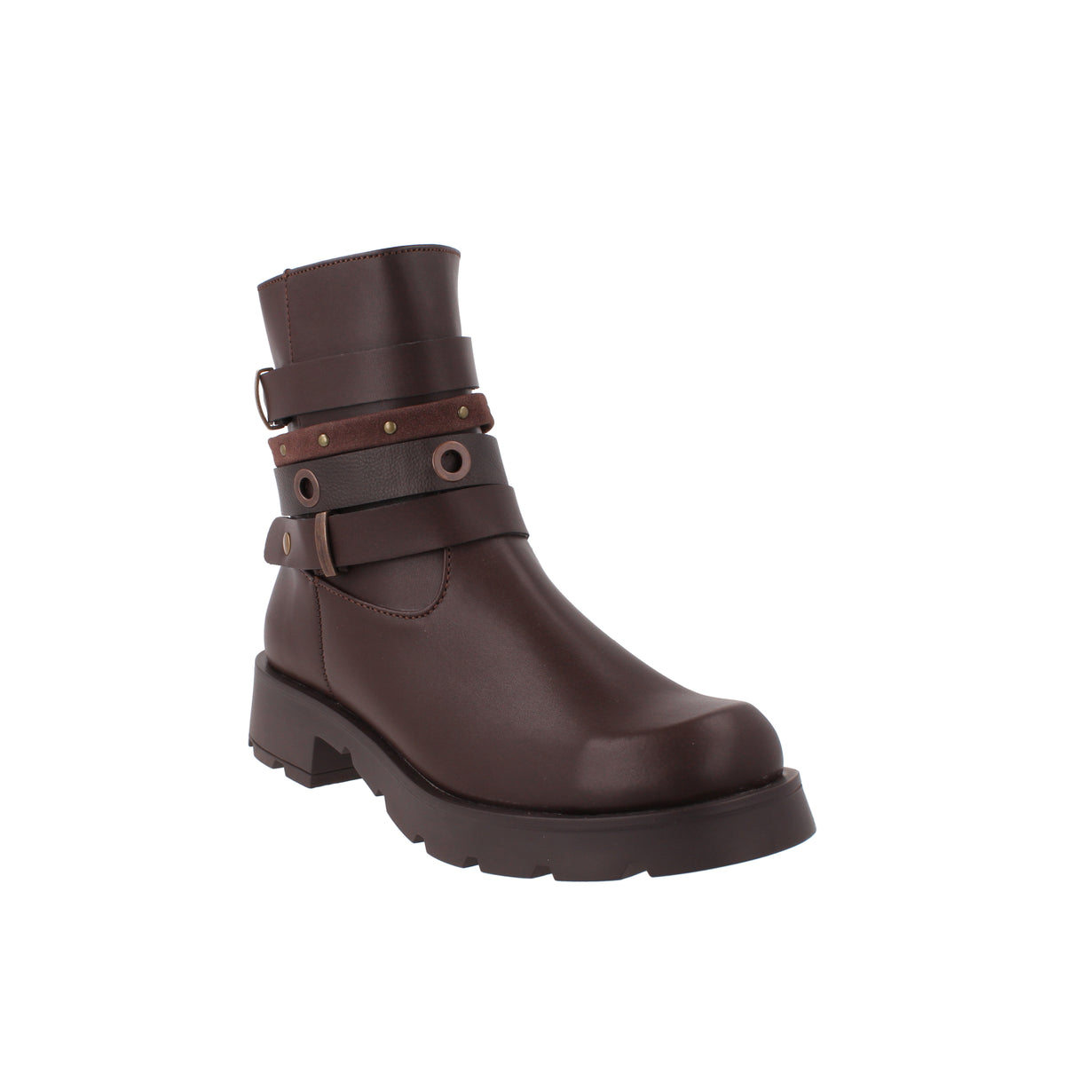 Botin Casual Mosca color Cafe para Mujer