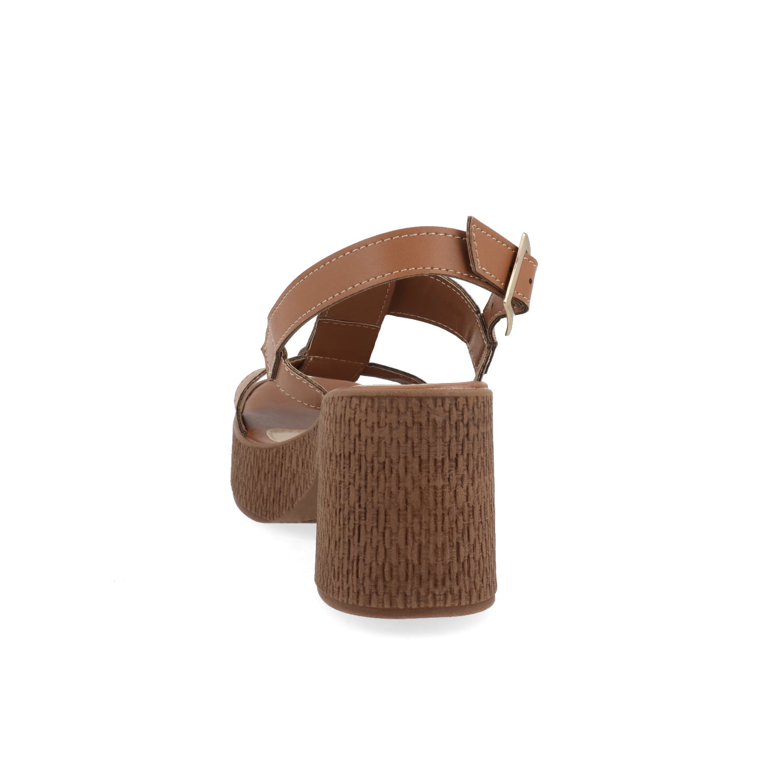 Sandalia Casual Vazza color Cafe para Mujer