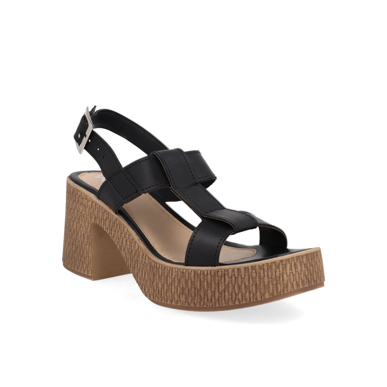 Sandalia Casual Vazza color Negro para Mujer