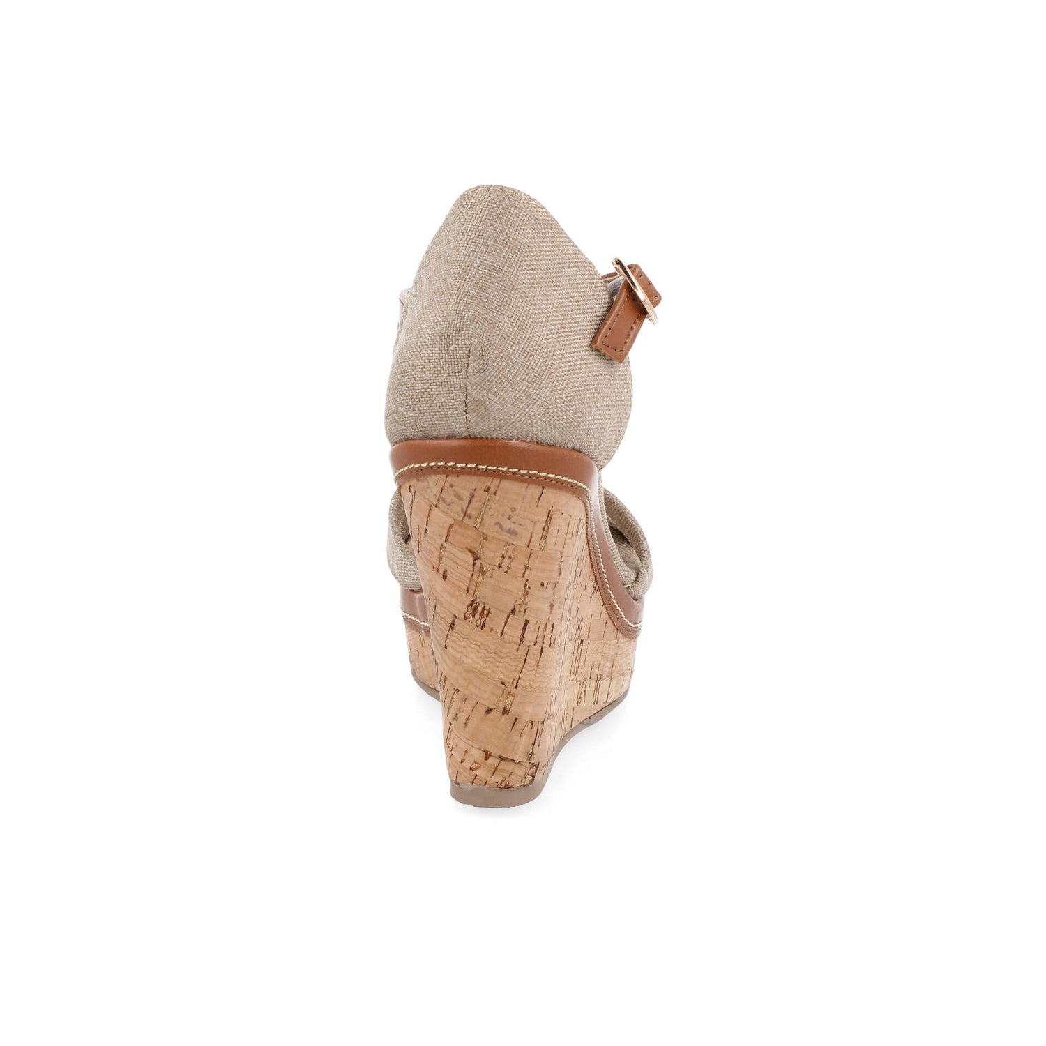 Sandalia Casual Vazza color Cafe para Mujer