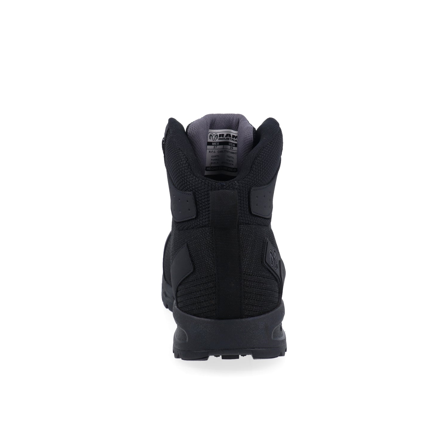 Botin Tipo Industrial Ram color Negro para Hombre