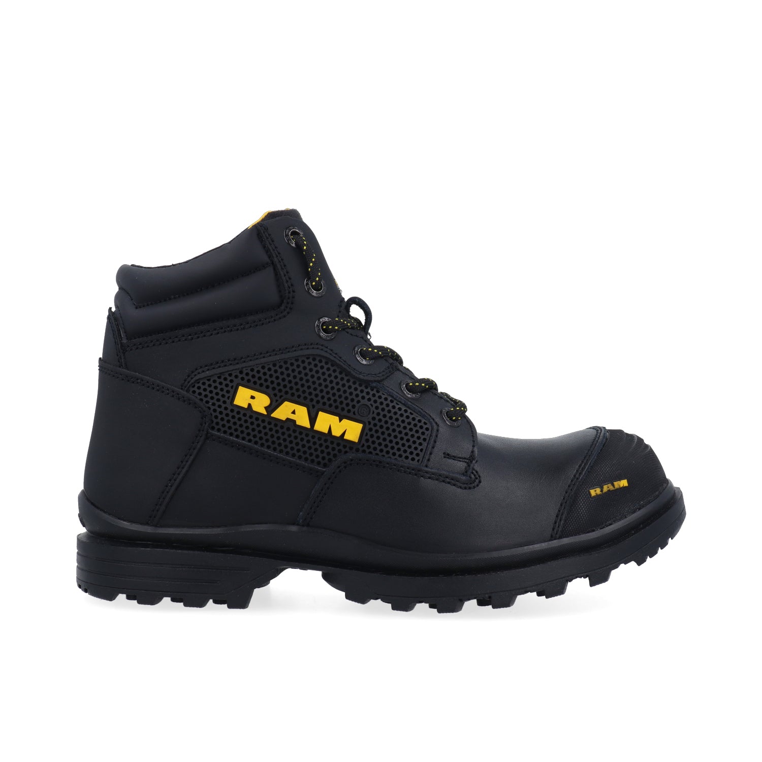 Botin Tipo Industrial Ram color Negro para Hombre