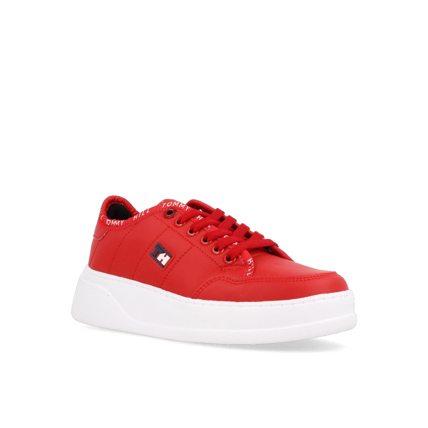 Tenis Urbano Tommy Hill color Rojo para Mujer