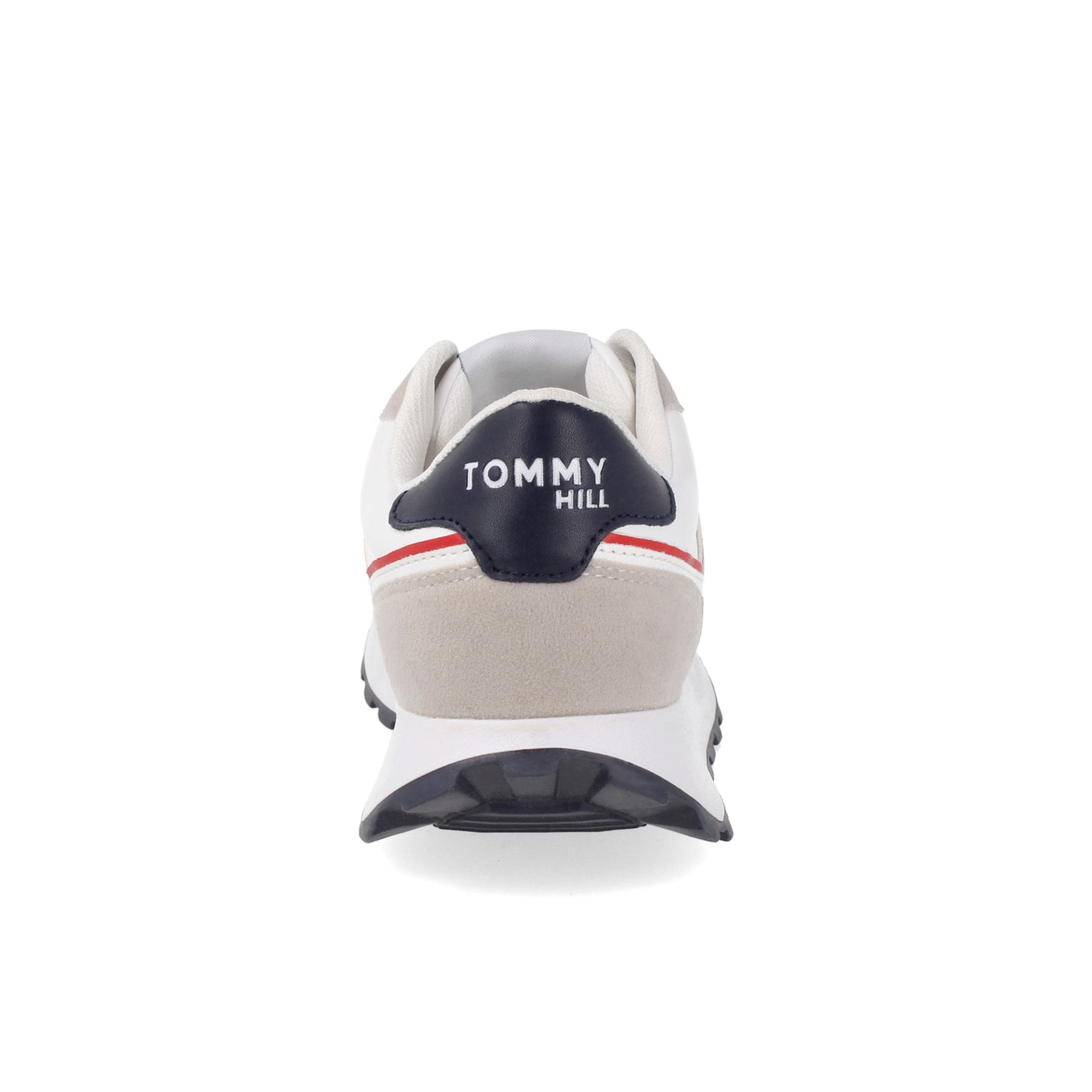 Tenis Urbano Tommy Hill color Blanco Con Gris para Mujer