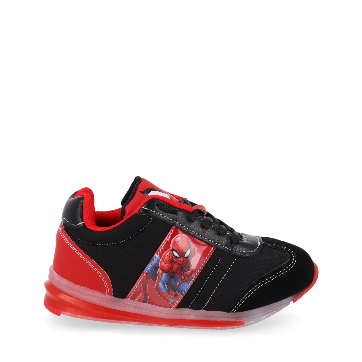 Tenis Urbano Vazza color Negro de Spiderman Unisex