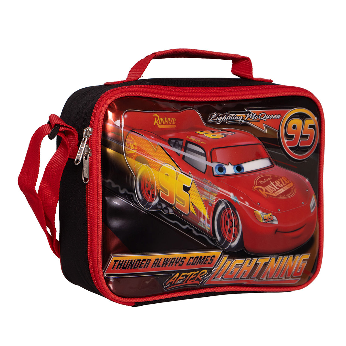 Lonchera de Rayo McQueen Ruz color Rojo para Niño