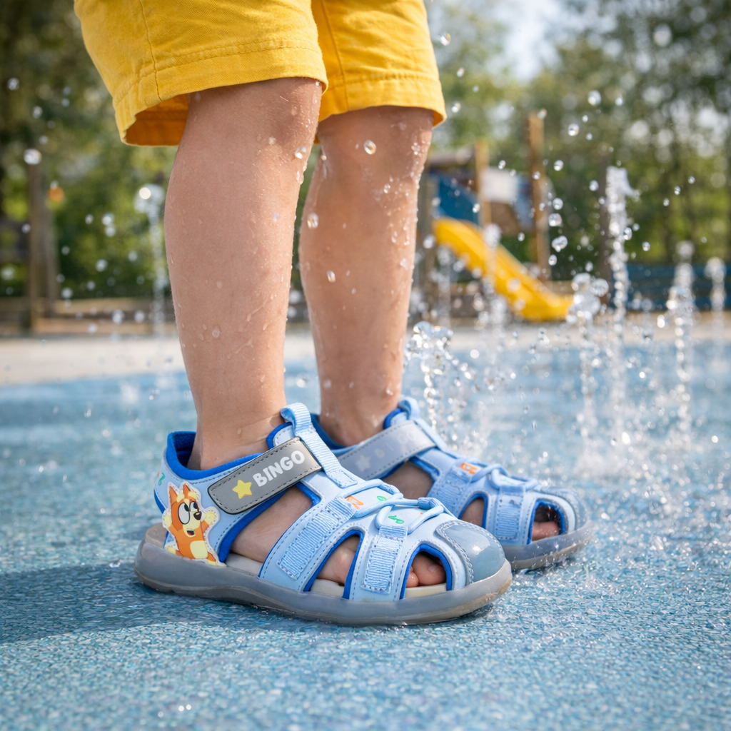 Sandalia Casual Tropicana de Bingo color Azul para Niño