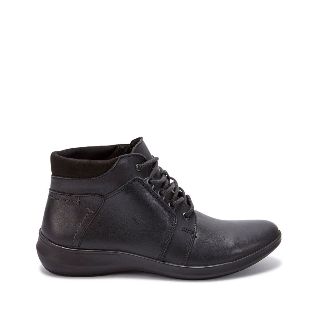 Botín de piel Flexi color negro para mujer