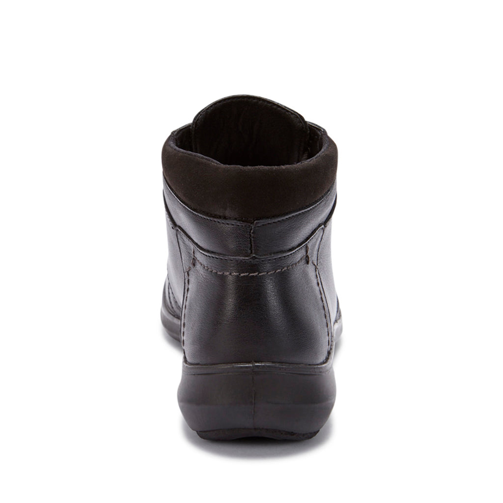 Botín de piel Flexi color negro para mujer