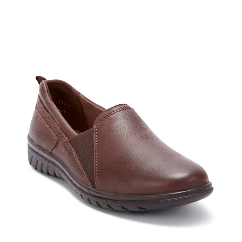 Zapato confort Flexi para mujer color café