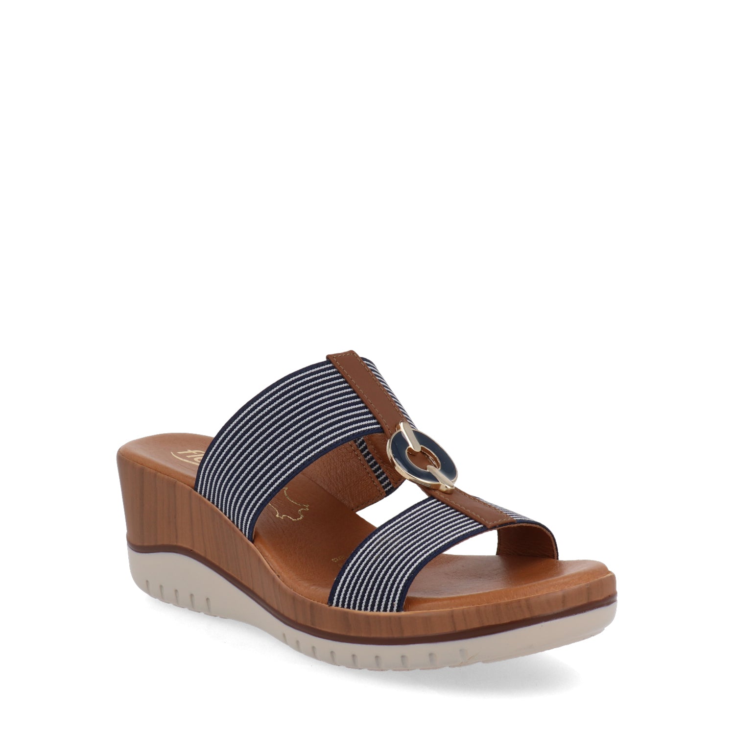 Sandalia casual Flexi color azul para mujer
