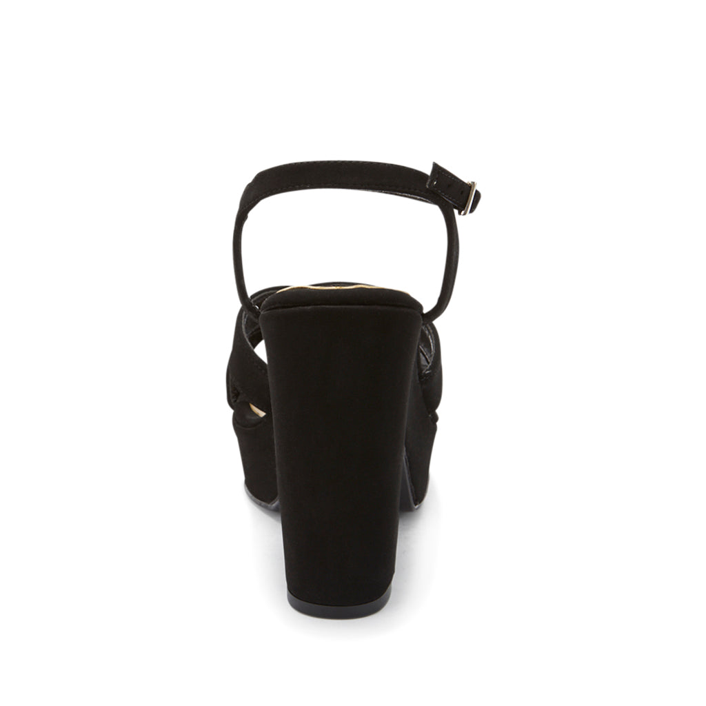 Sandalia de pulsera con tacón alto y plataforma