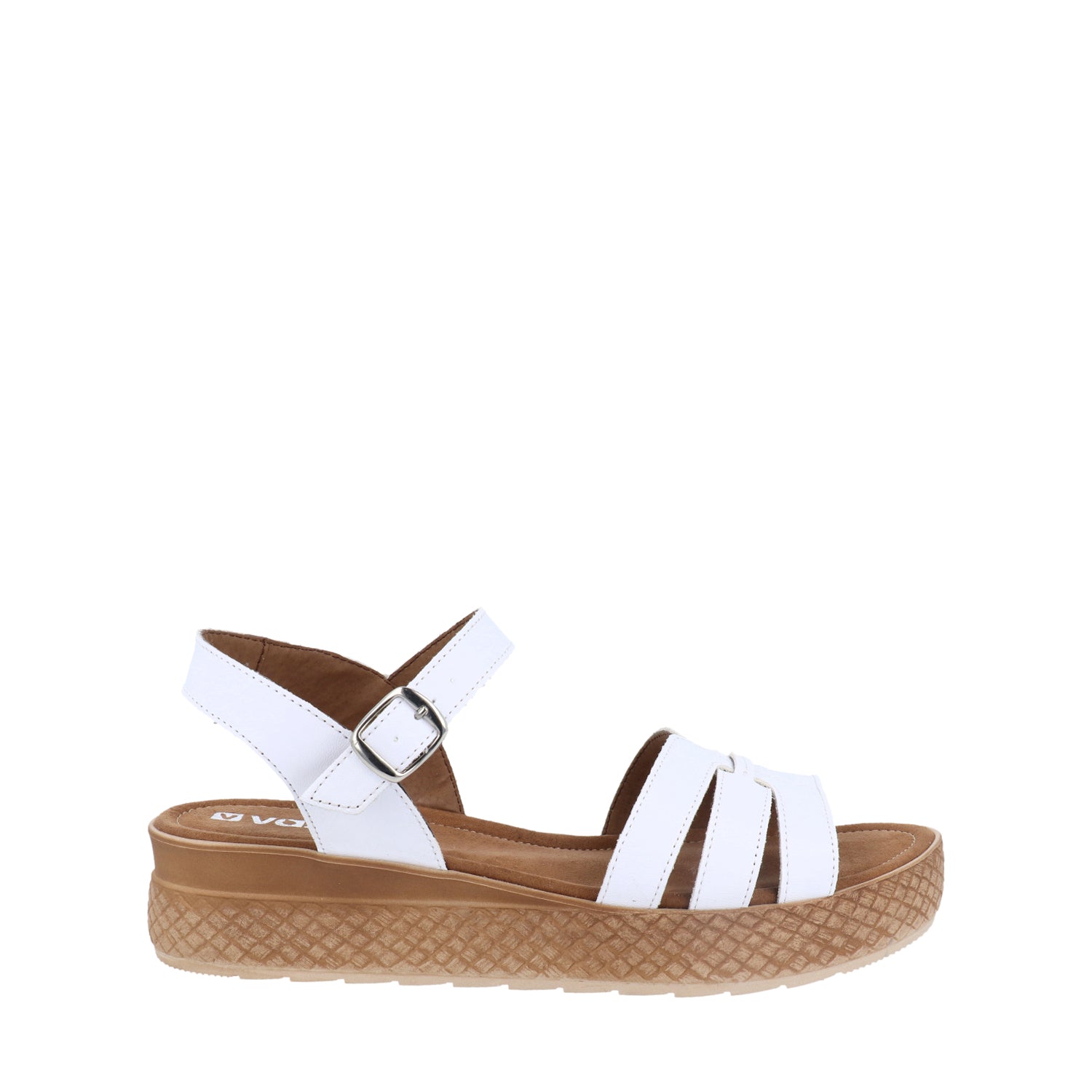 Sandalia Casual Vazza color Blanco para Mujer