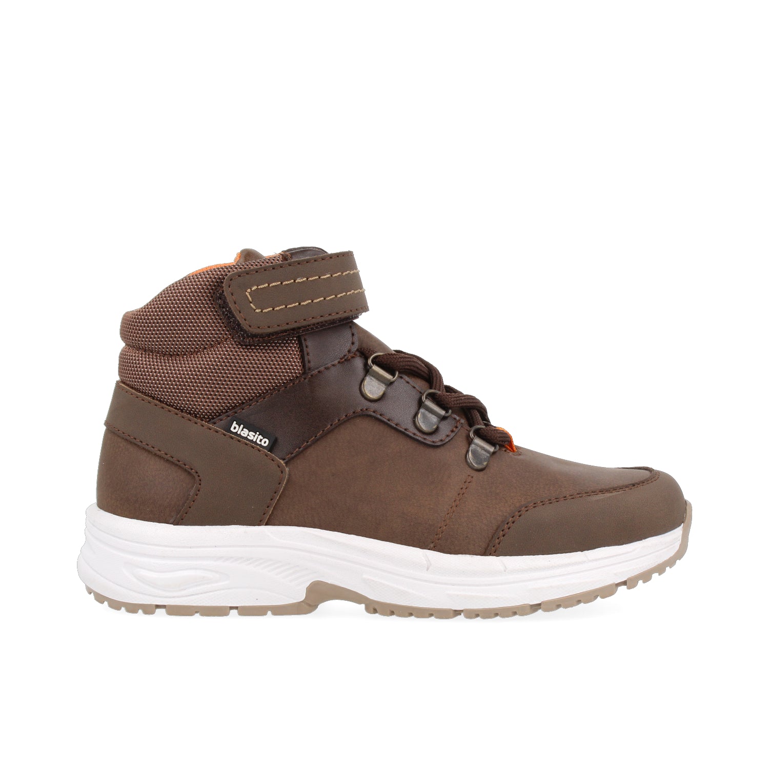 Botin Casual Blasito color Cafe para Junior Niño