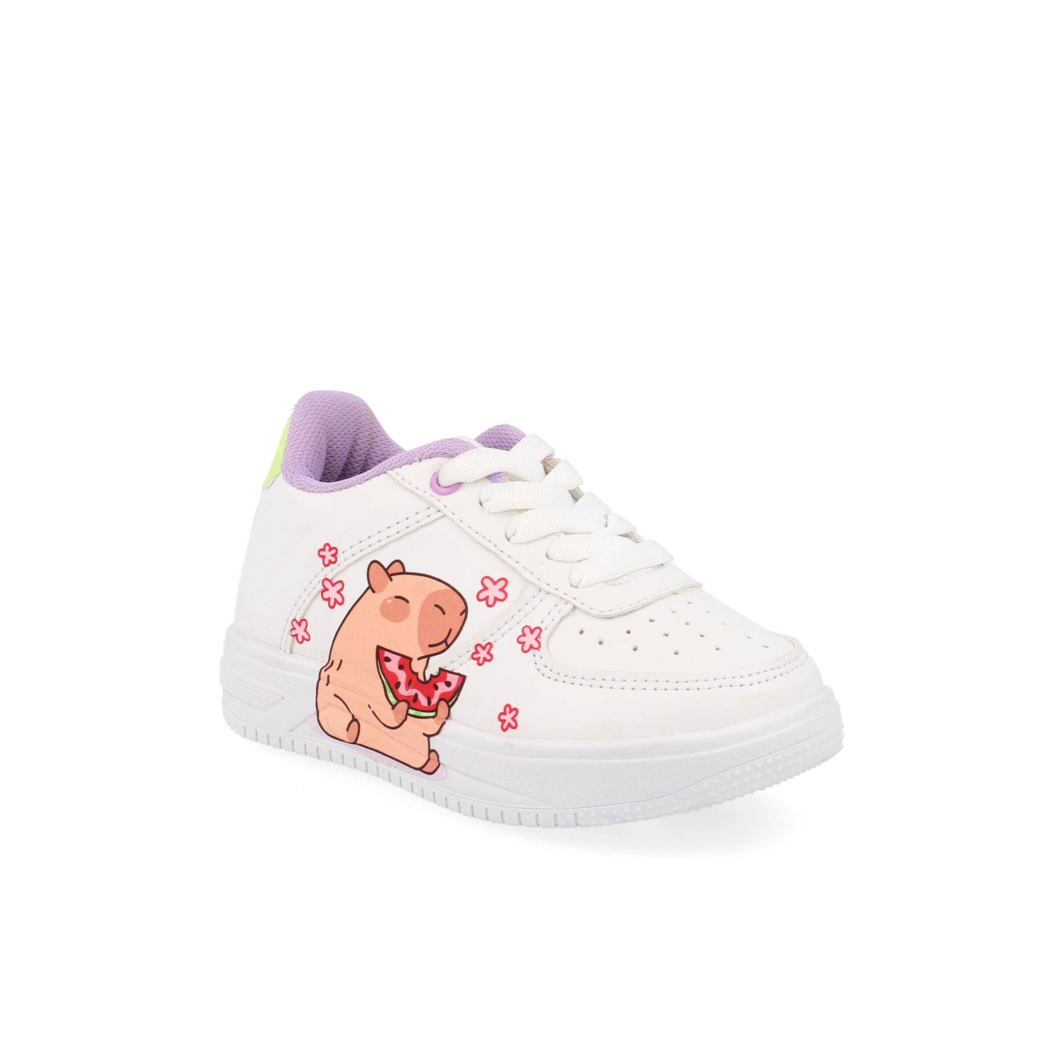 Tenis Urbano Blasito color Lila con capibara para Niña