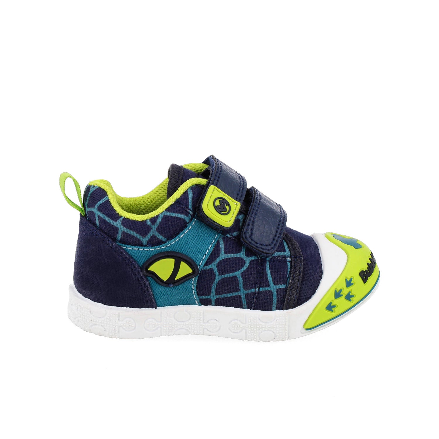 Tenis Urbano Bubble Gummers color Azul con Verde para Niño