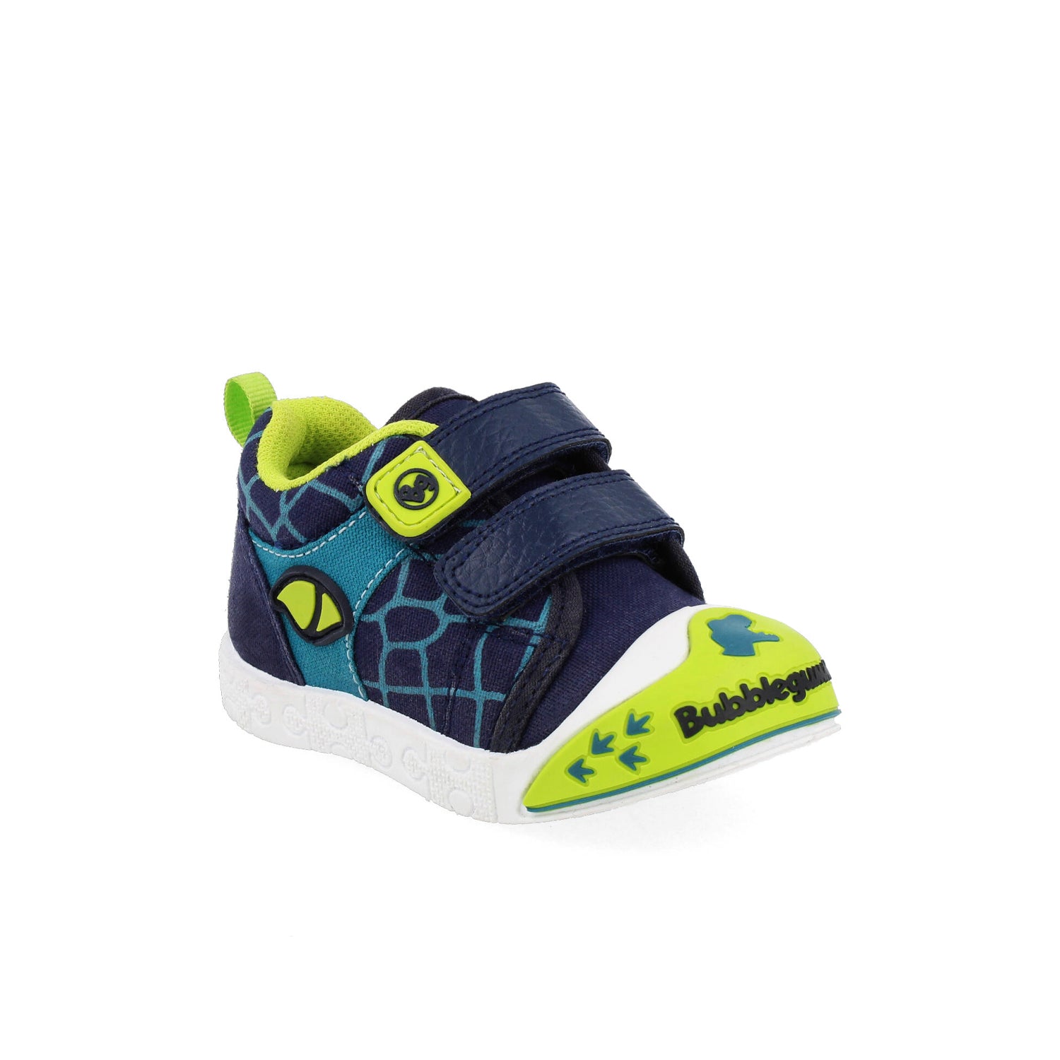 Tenis Urbano Bubble Gummers color Azul con Verde para Niño