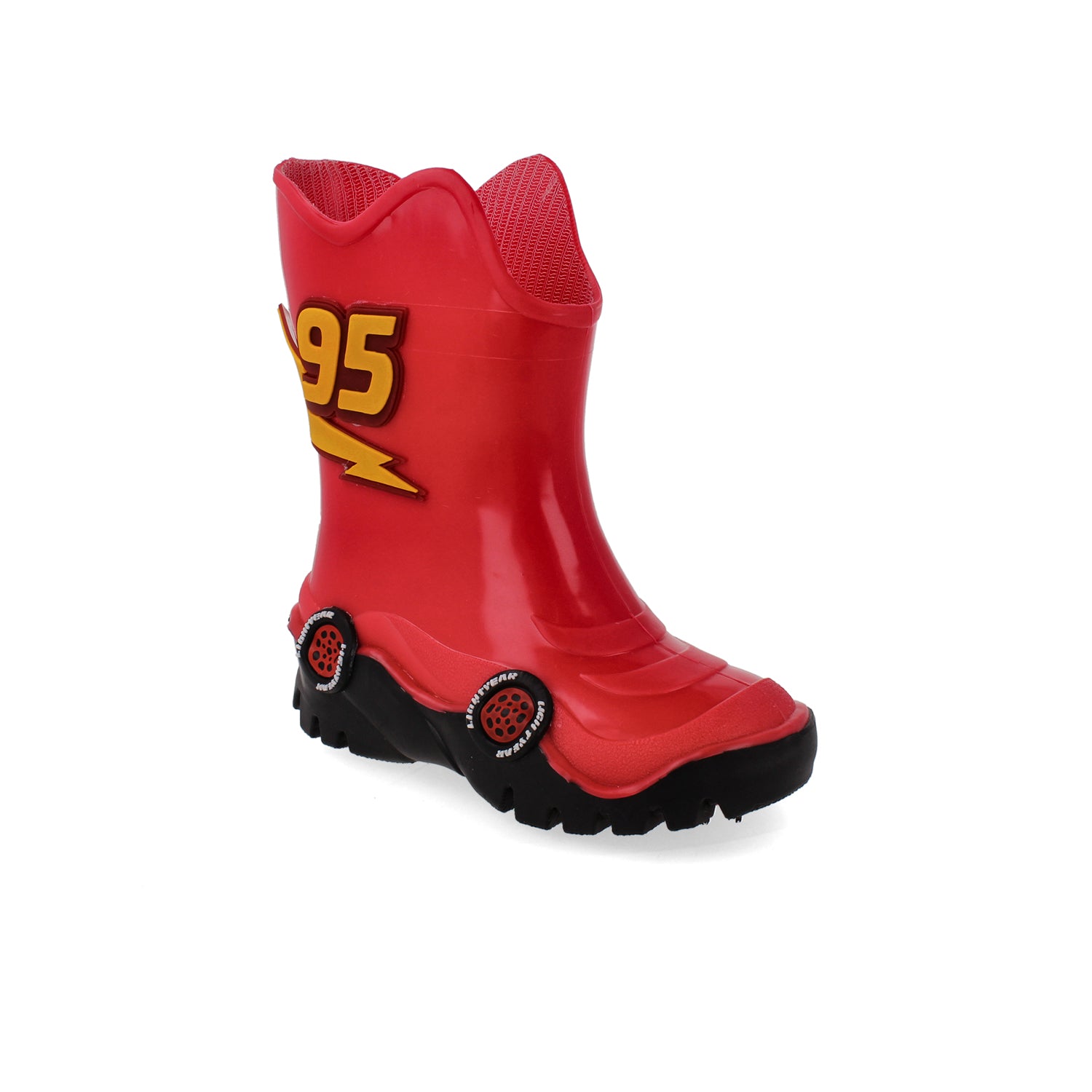 Botin de Lluvia Bubble Gummers color Rojo/Negro para Niño