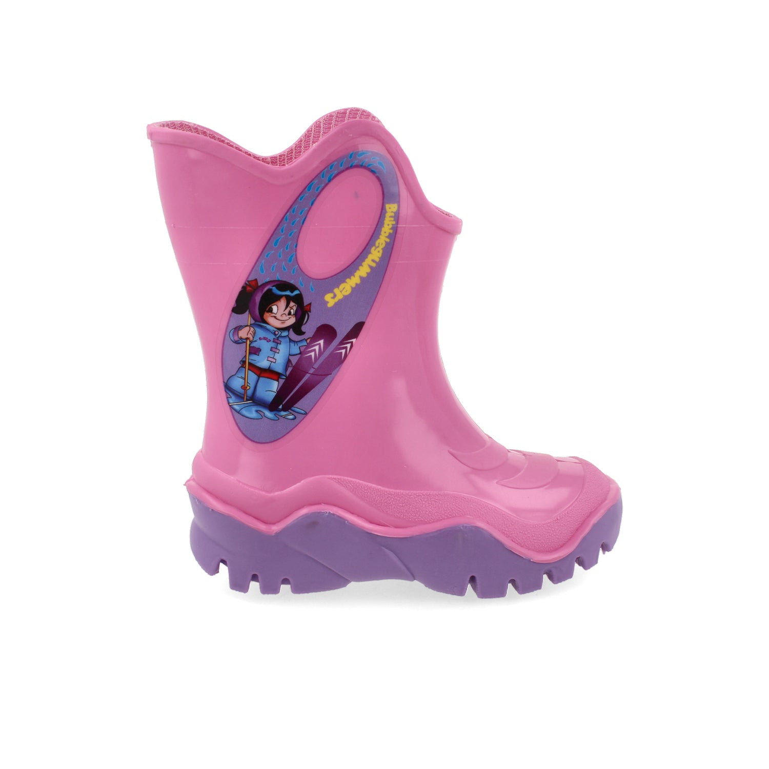 Botin de Lluvia Bubble Gummers color Rosa/Lila para Niña