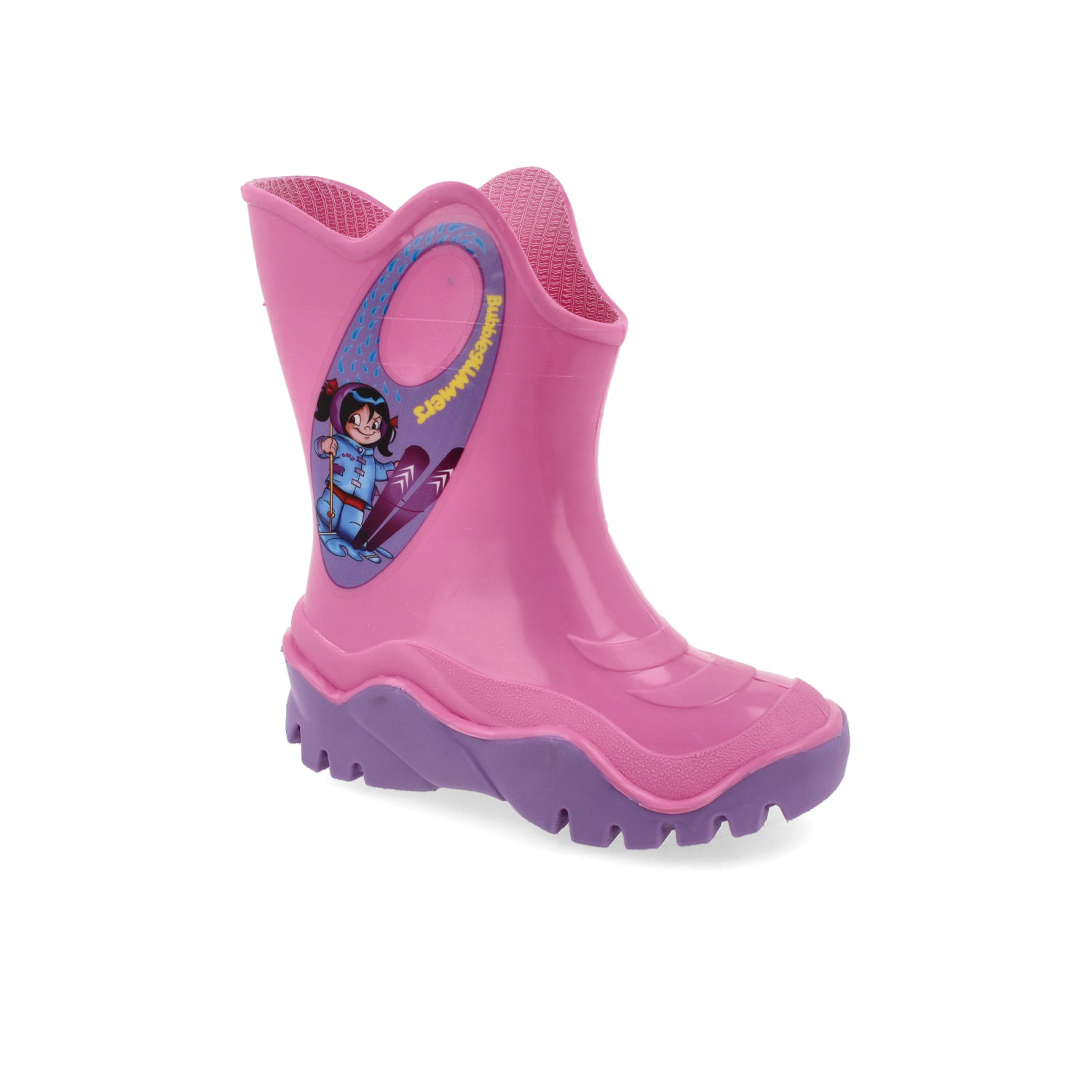 Botin de Lluvia Bubble Gummers color Rosa/Lila para Niña