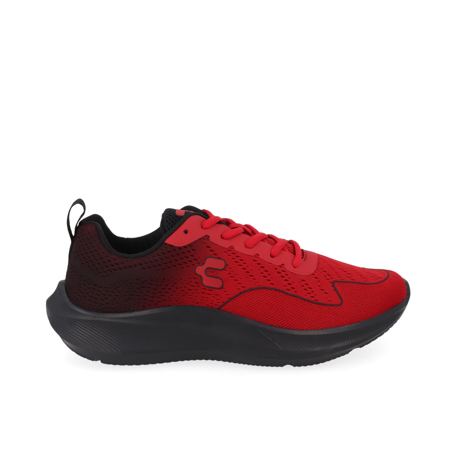 Tenis Deportivo Charly color Rojo/Negro para Hombre