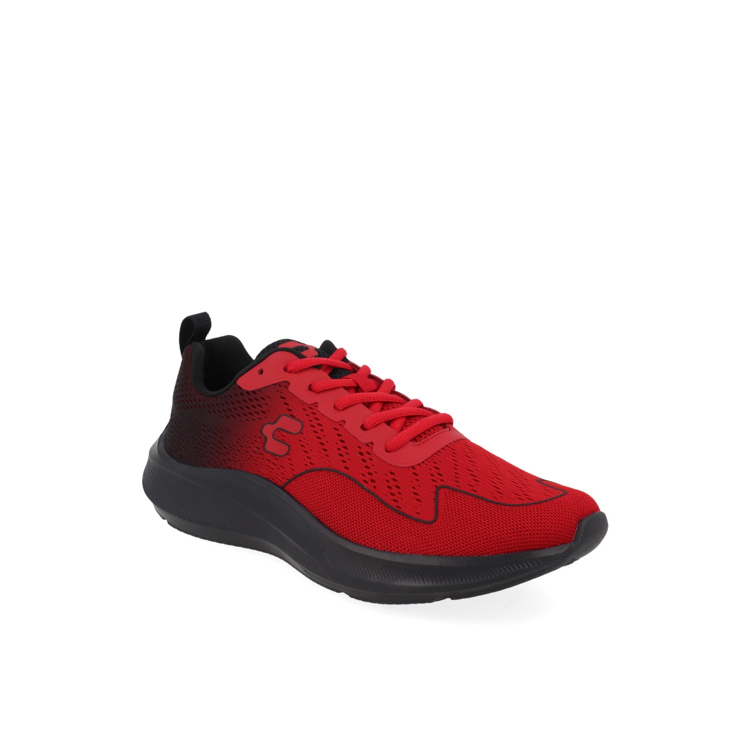 Tenis Deportivo Charly color Rojo/Negro para Hombre