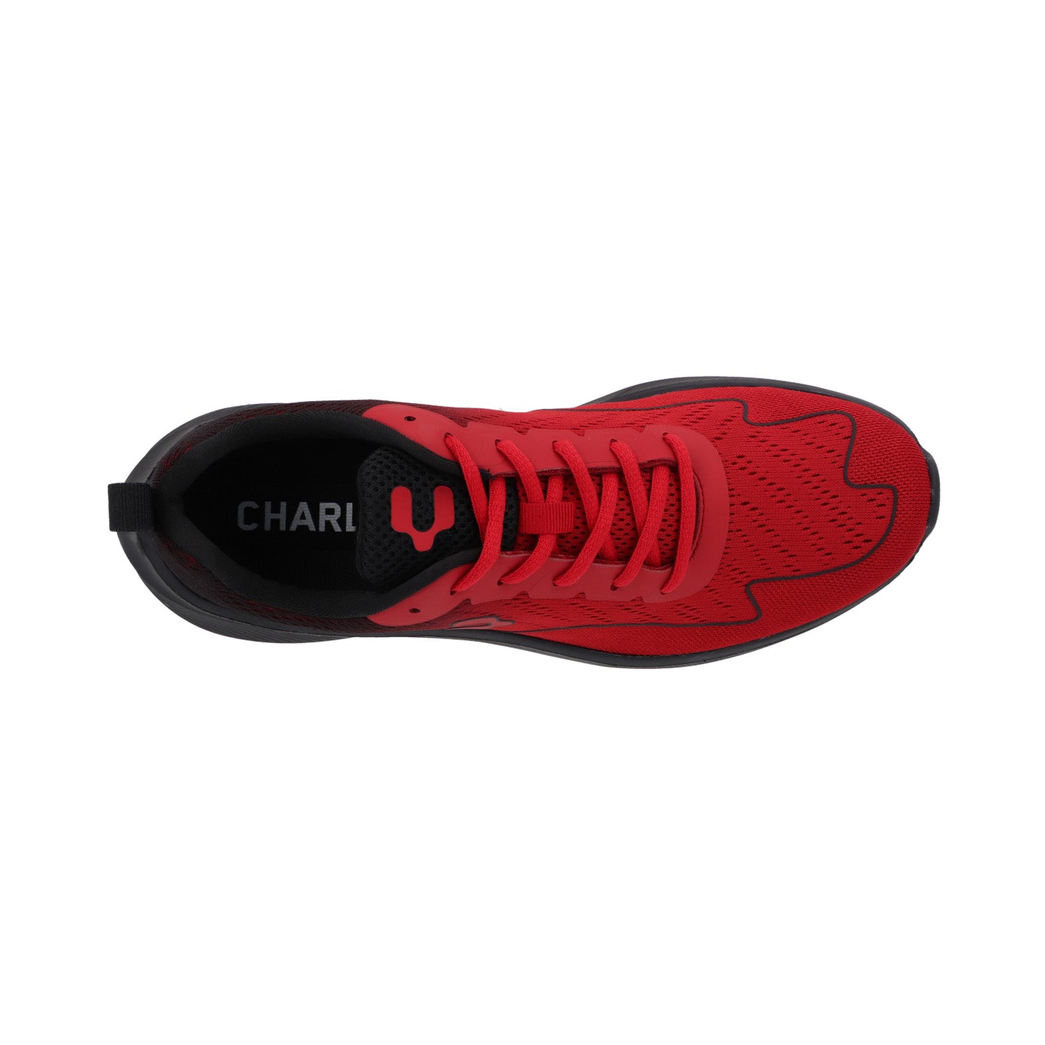 Tenis Deportivo Charly color Rojo/Negro para Hombre