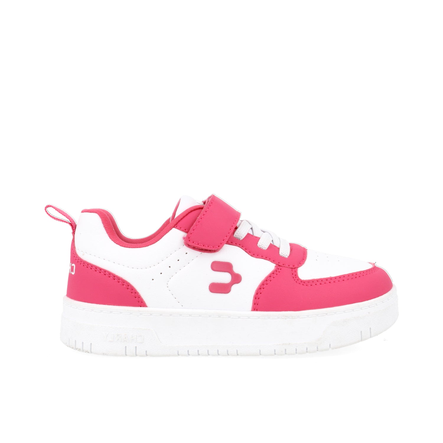 Tenis Urbano Charly color Blanco con Fiusha para Niña