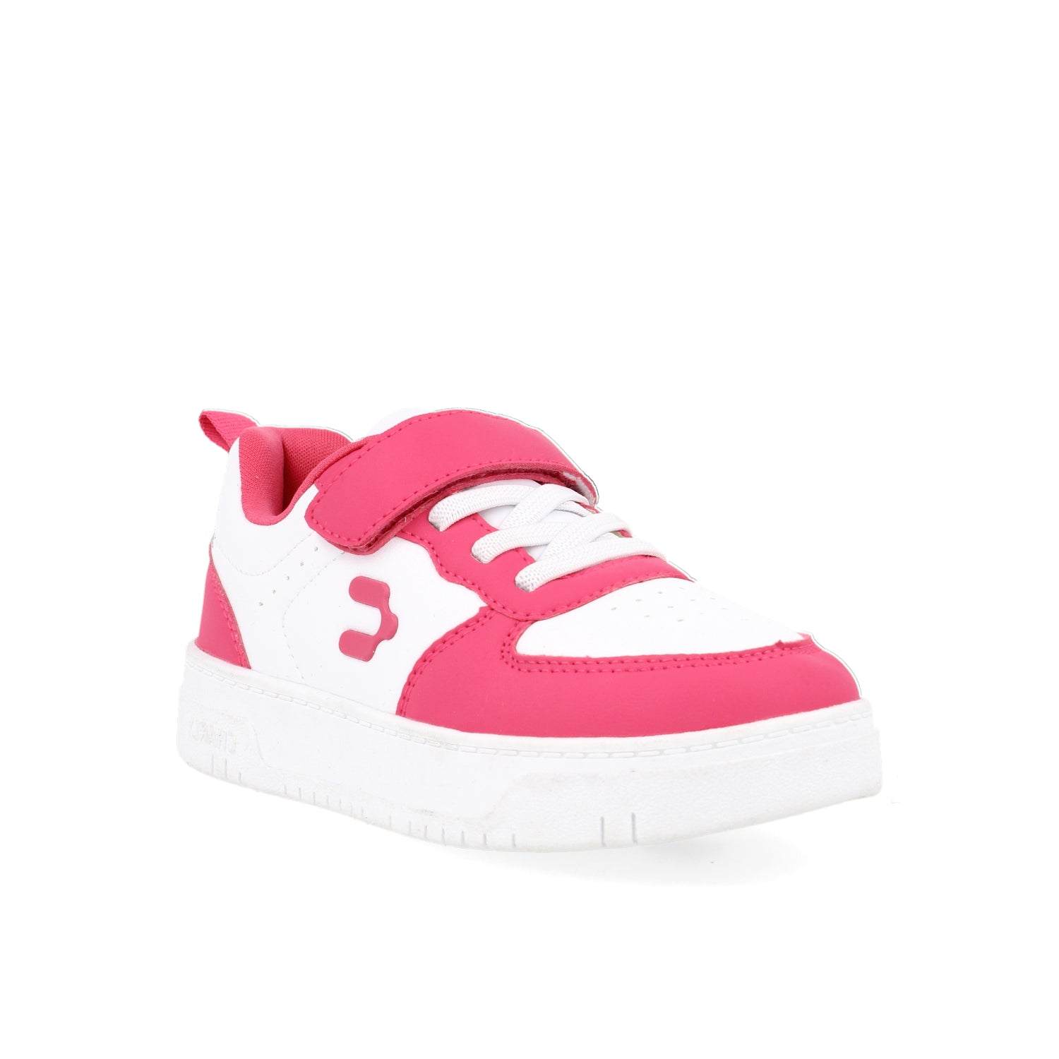Tenis Urbano Charly color Blanco con Fiusha para Niña