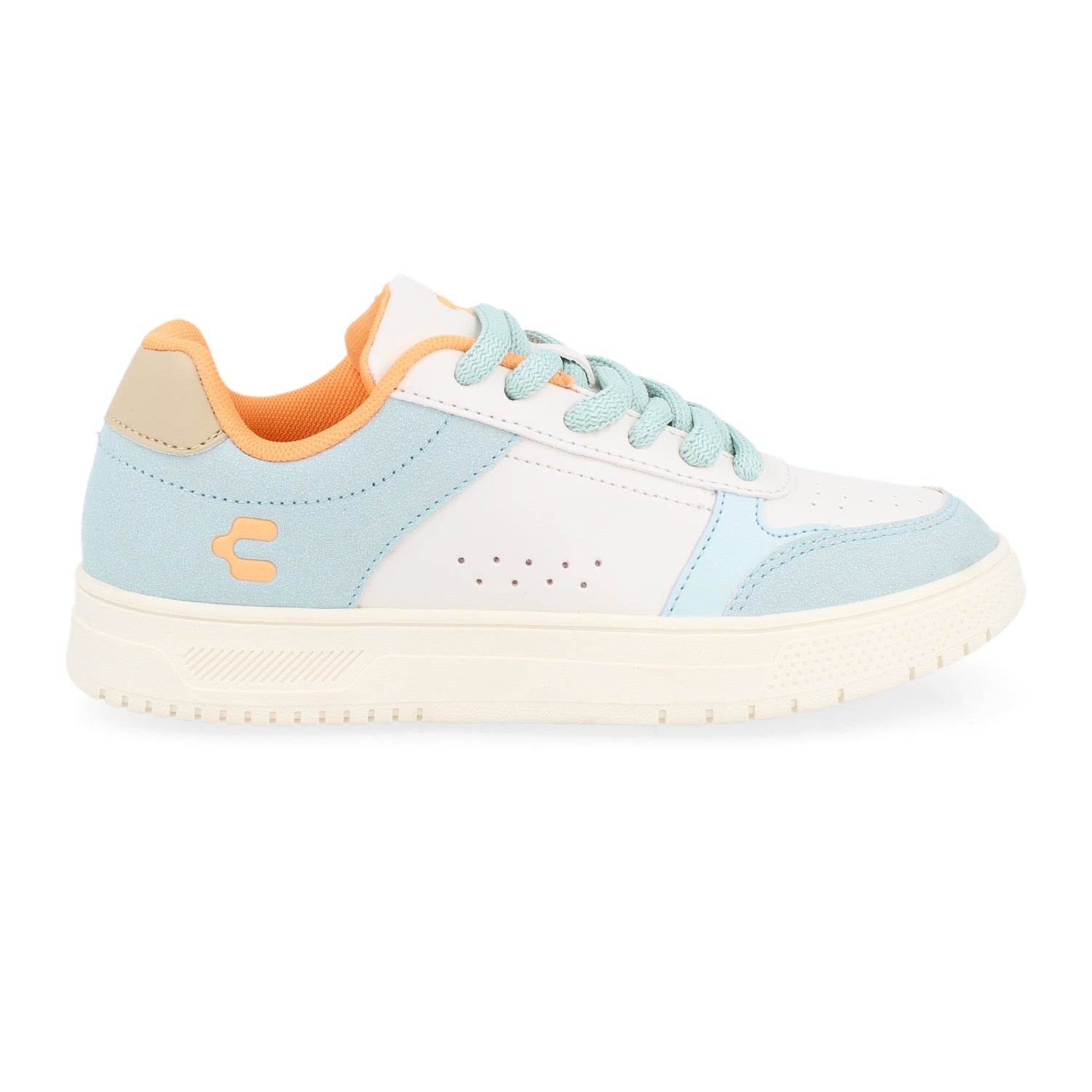 Tenis Urbano Charly color Beige con Azul  para Mujer