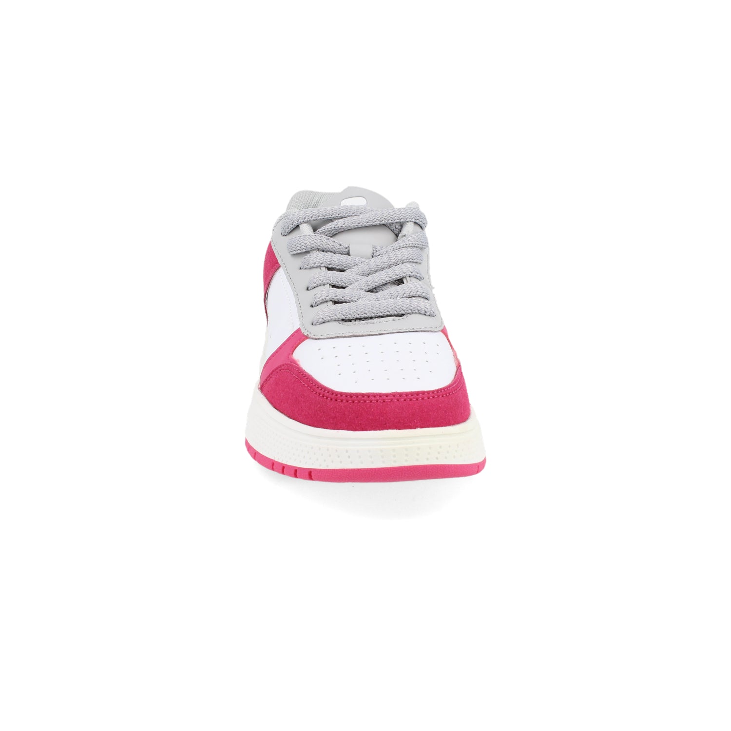 Tenis Urbano Charly color Blanco con Fiusha para Mujer