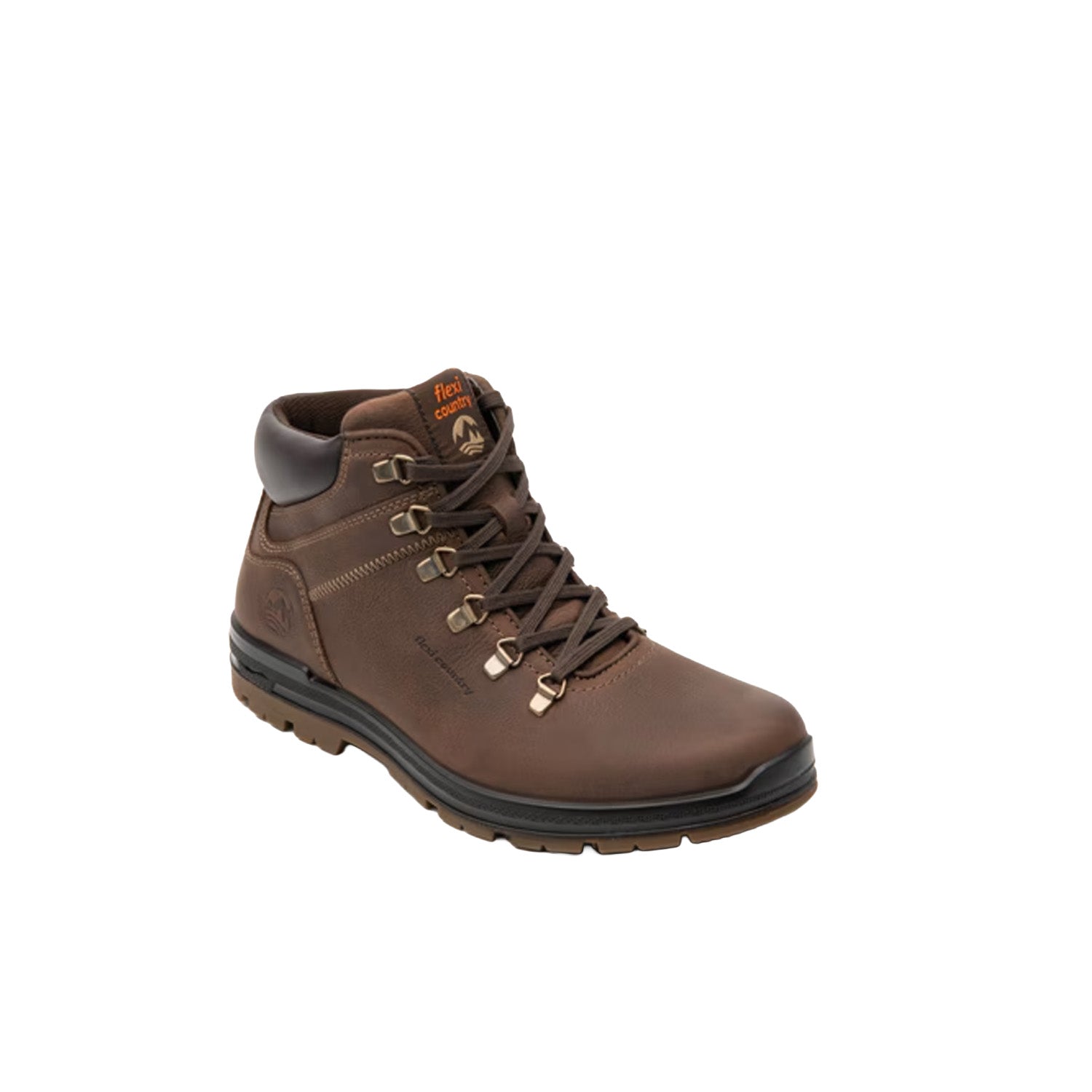 Botin Tipo Industrial Flexi color Café para Hombre
