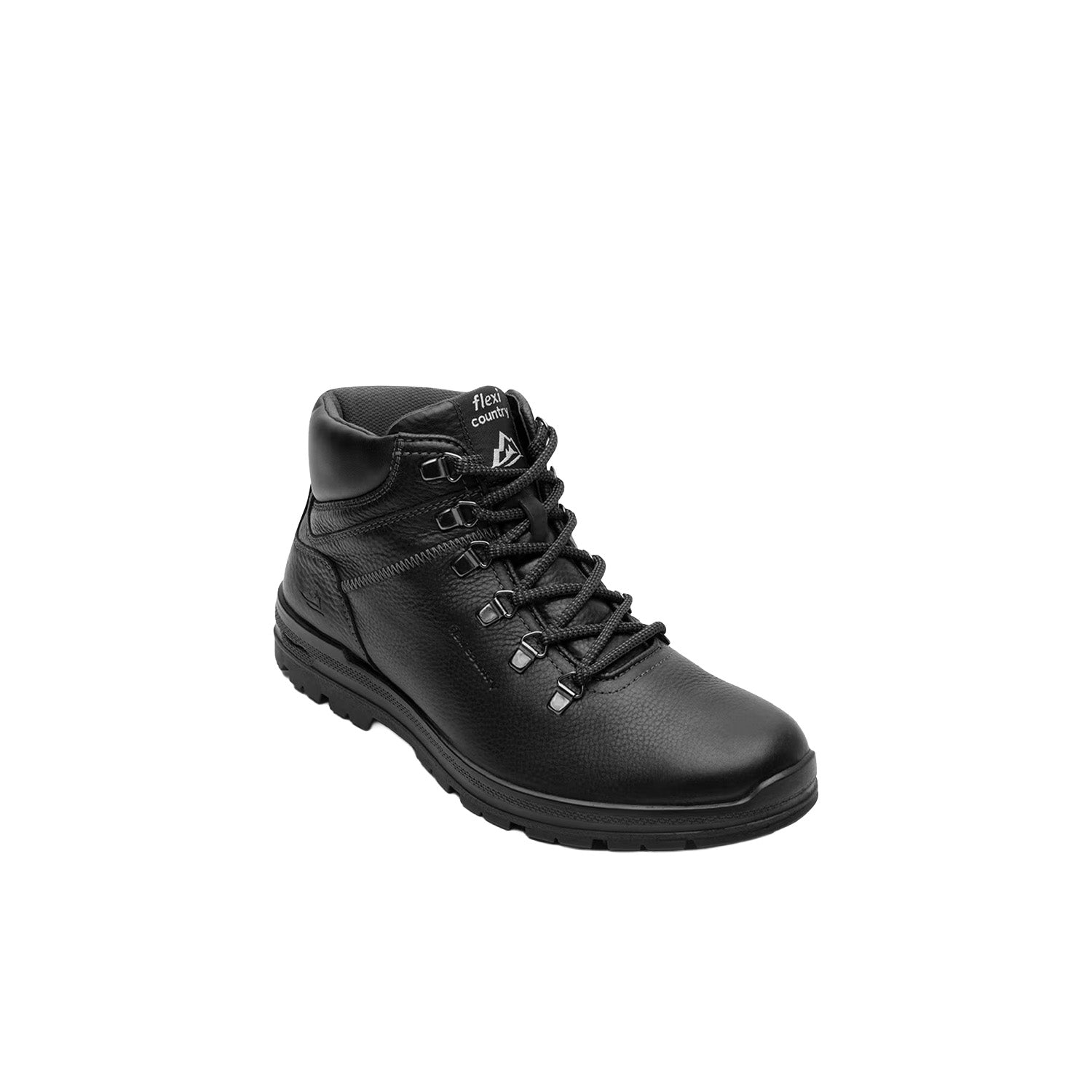 Botin Tipo Industrial Flexi color Negro para Hombre
