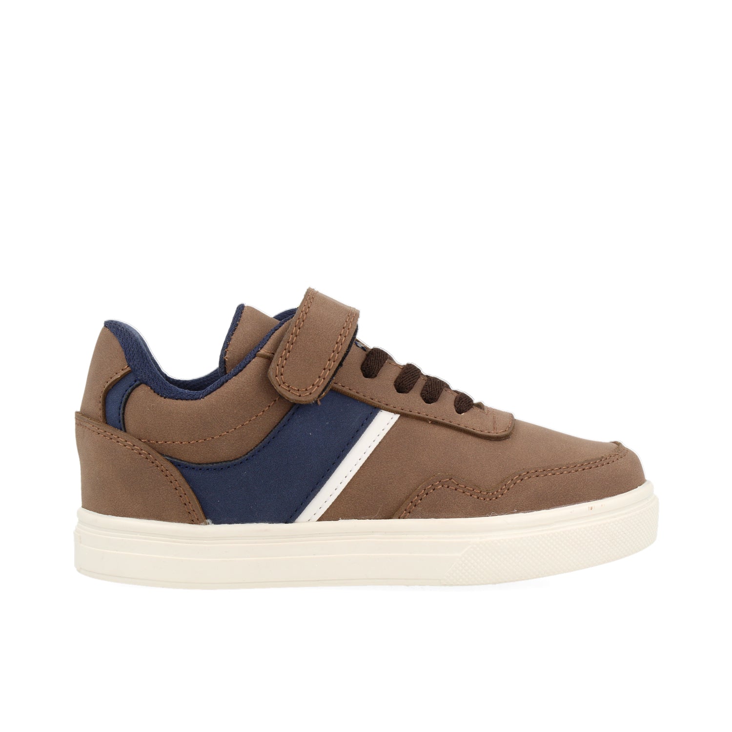 Tenis Casual Vazza color Cafe para Niño