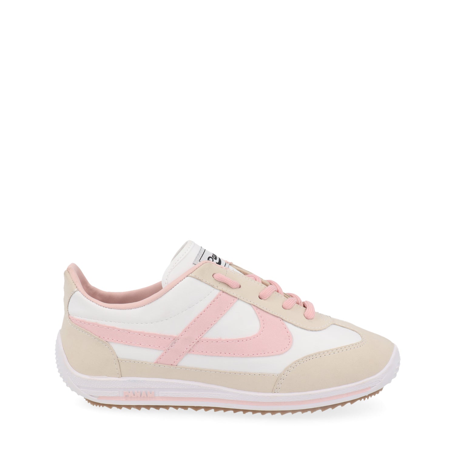 Tenis Deportivo Panam color Blanco con Rosa para Mujer