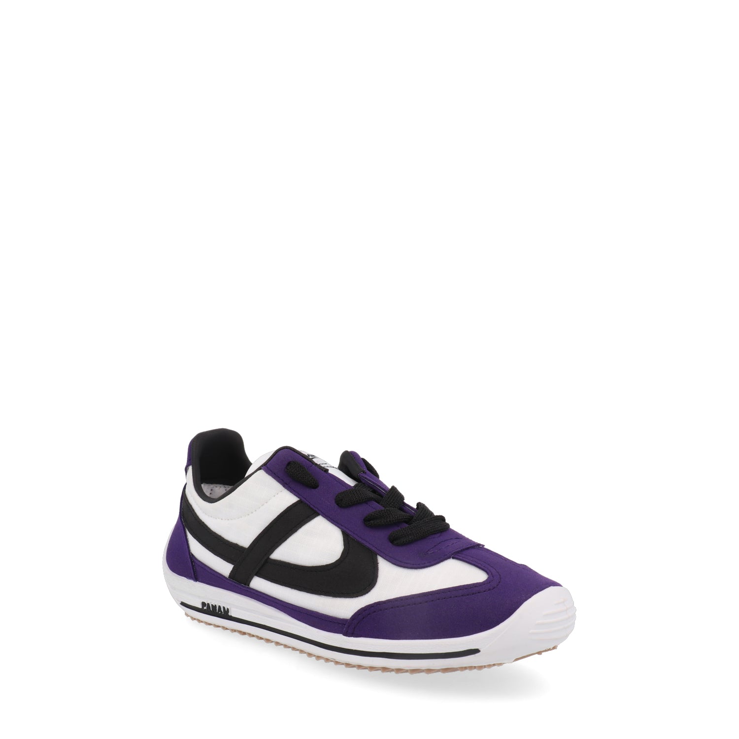 Tenis Estilo Urbano Panam color Blanco con Morado para Mujer