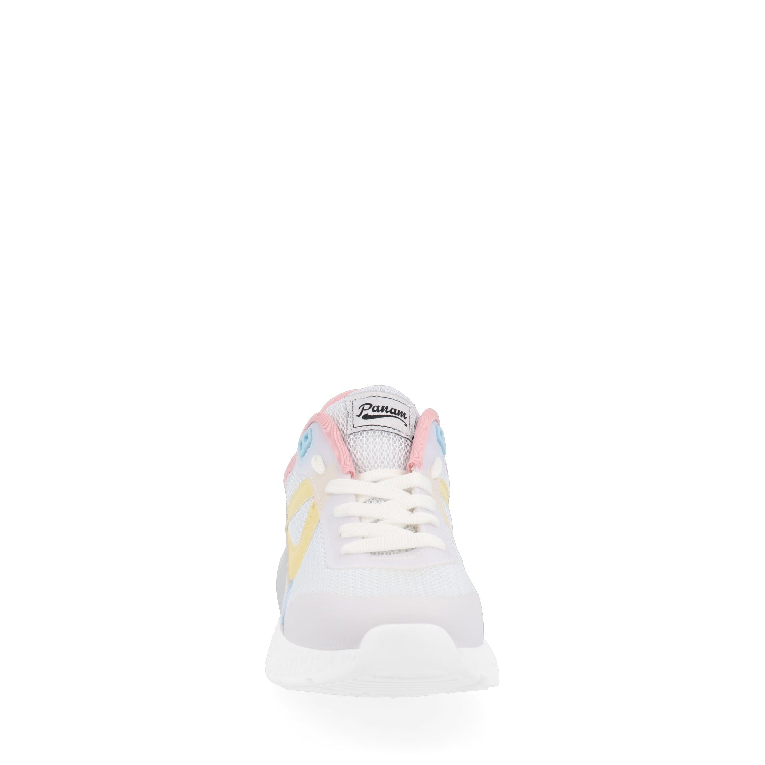 Tenis Deportivo Panam color Blanco Con Detalles Multicolor para Mujer