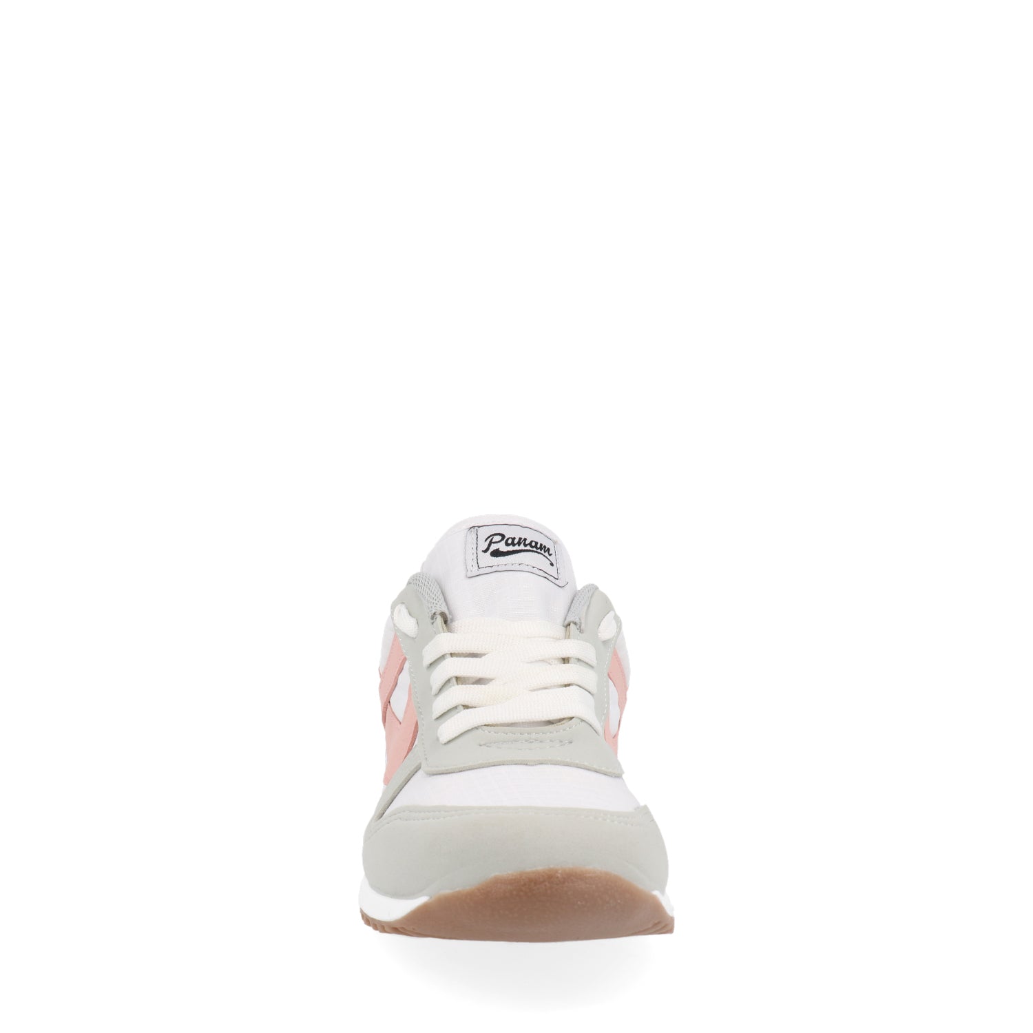 Tenis Estilo Urbano Panam color Blanco con rosa para Mujer