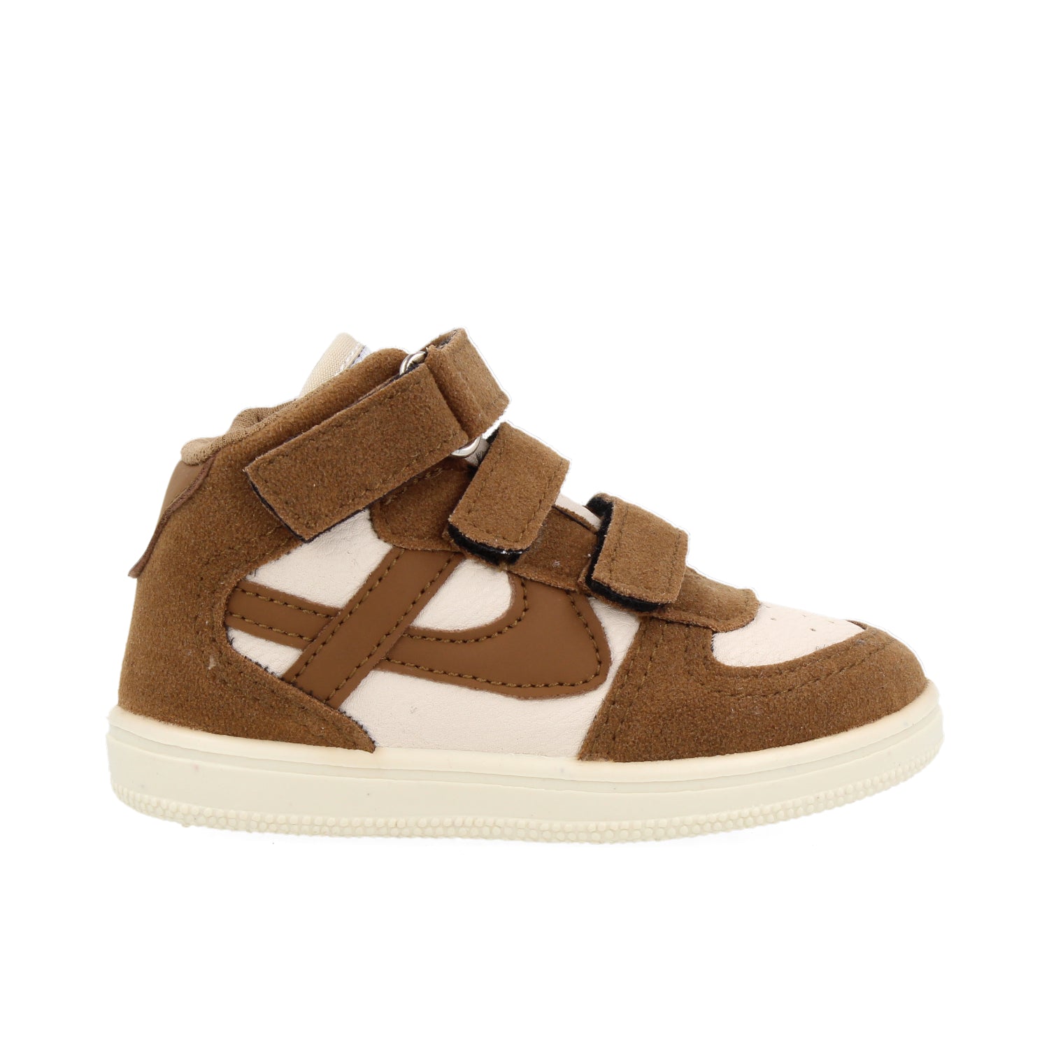 Tenis Urbano Panam color Blanco/Café para Niño