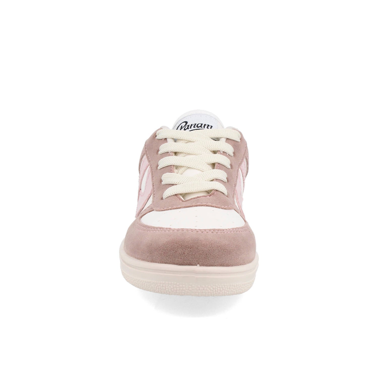 Tenis Urbano Panam color Marfil Con Cafe para Niña