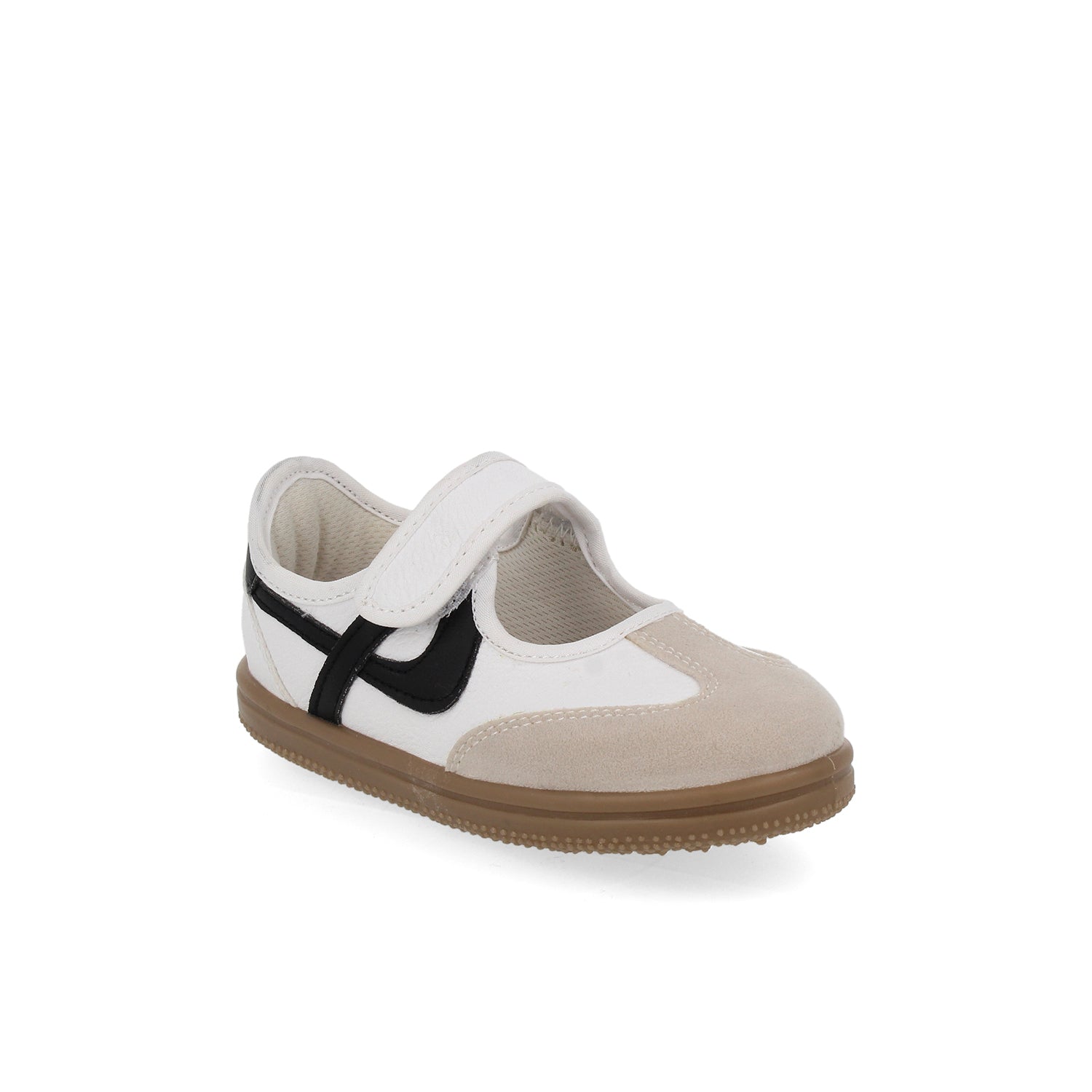 Tenis Urbano Panam color Blanco Con Negro para Niña