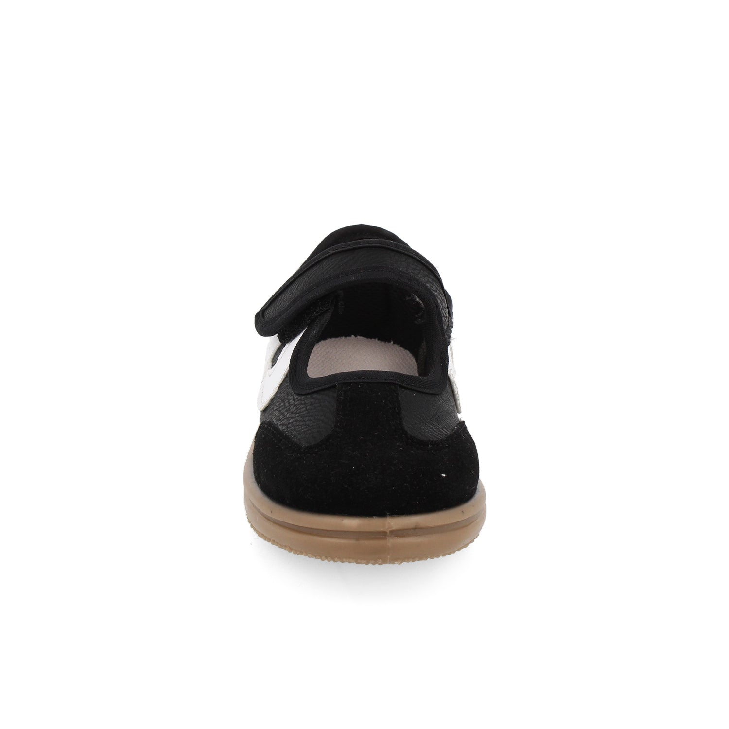 Tenis Urbano Panam color Negro Con Blanco para Niña