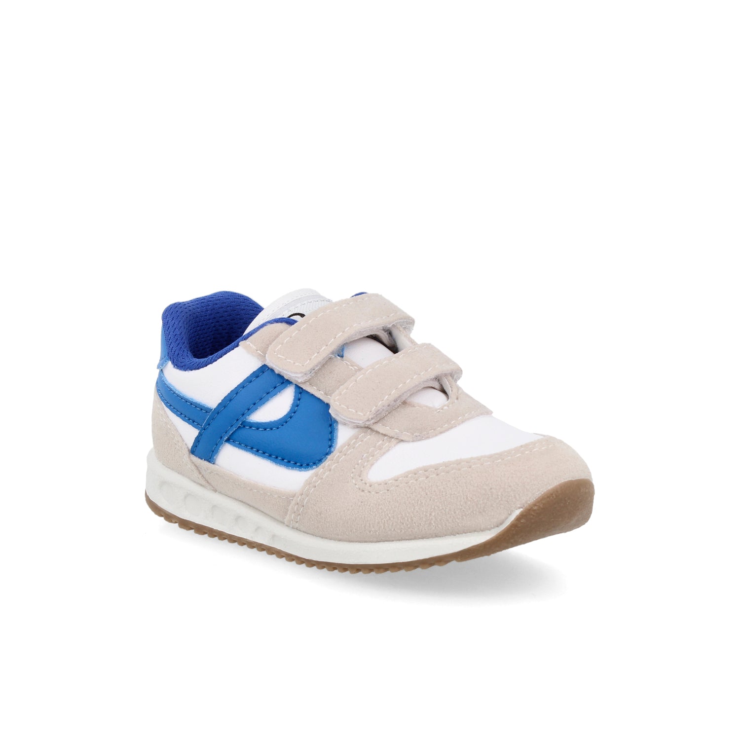 Tenis Urbano Panam color Blanco Con Azul para Niño