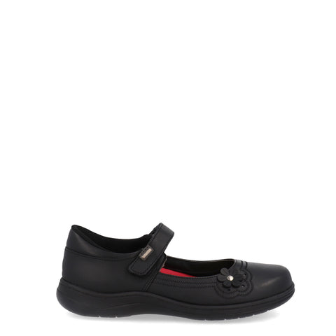 Balerina Casual Vavito color Negro De Piel para Junior Ni a