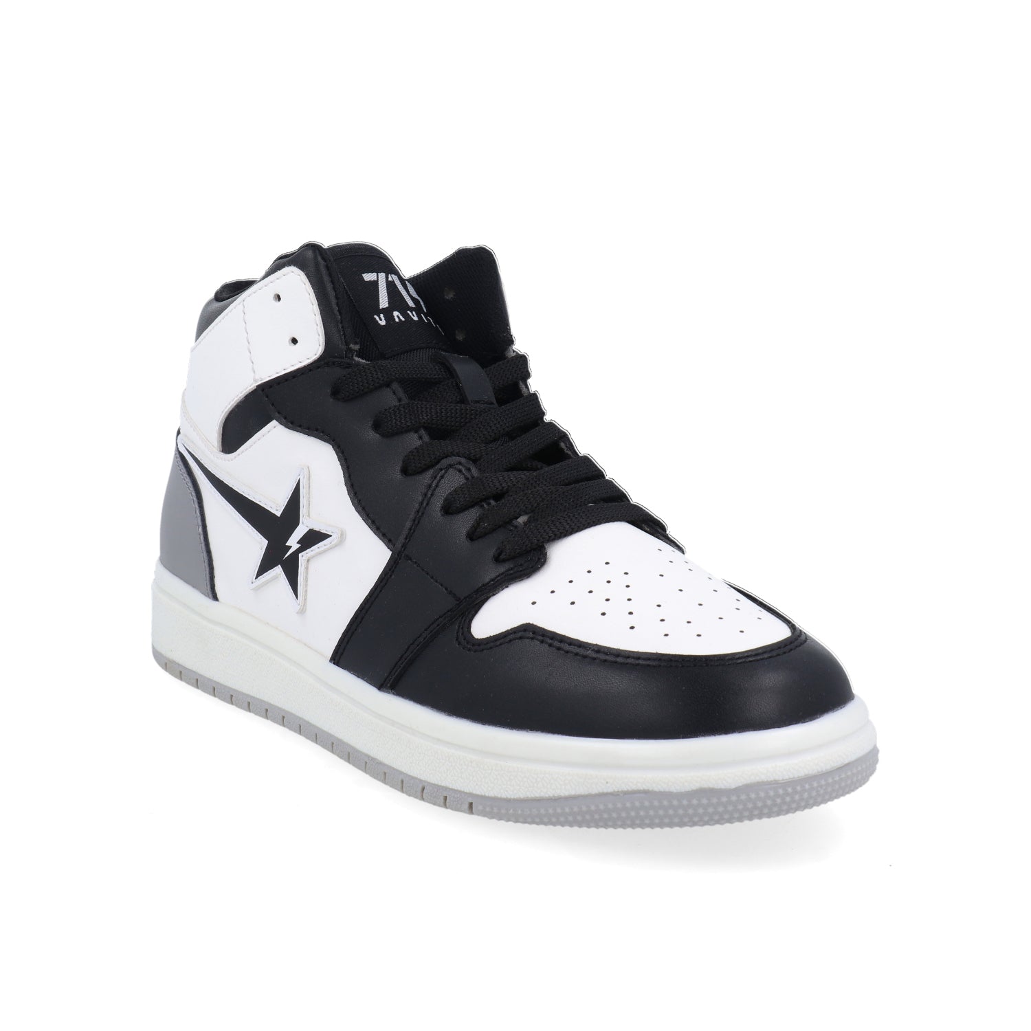 Tenis Urbano Vavito color Blanco con Negro  para Junior Niño